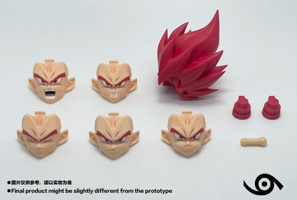 IN STOCK Dragon Ball Z Super Saiyan Vegeta Head Accessories Action Figure Shf Despair Crying Version Vegeta Heads Sculpt Toys