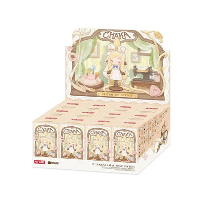 POP MART CHAKA Stitch By Stitch Series Mystery Box  Blind Box Guess Toys Bag Ornament Figurines Home Decor Doll Model Girls Gif