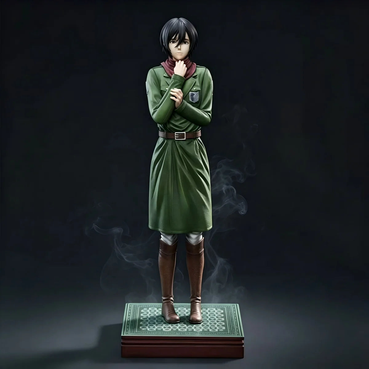 Attack On Titan Hate You Ver. Mikasa Ackerman Articulated PVC Anime Figure Statue 29CM / 11.42Inch Collectible Model Toy Gift