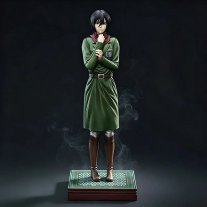 Attack On Titan Hate You Ver. Mikasa Ackerman Articulated PVC Anime Figure Statue 29CM / 11.42Inch Collectible Model Toy Gift