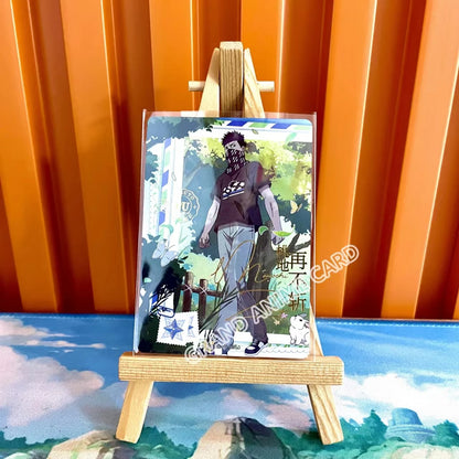 Kayou Original Naruto Card W6T4 W7T4 W8T4 PU Full Series Single Card No.01-08 Rare Itachi Uchiha Anime Collection Card Toy Gift