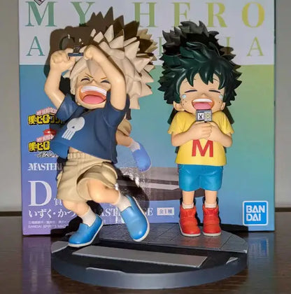 In Stock Gift My Hero Academia Childhood Izuku Midoriya / Childhood Katsuki Bakugo Figure Model Decoration Doll