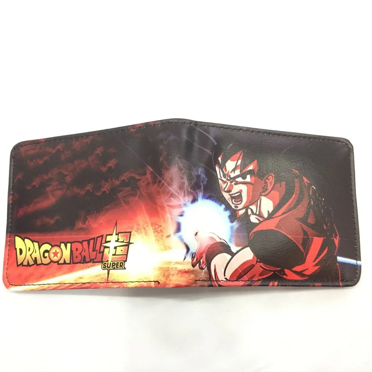Dragon Ball Son Goku Multifunctional Card Purse Cartoon PU Wallet Personality Creativity Simple Foldable Coin Boy Birthday Gift