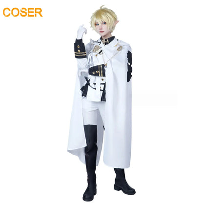 Seraph Of The End Hyakuya Mikaela Cosplay Costume