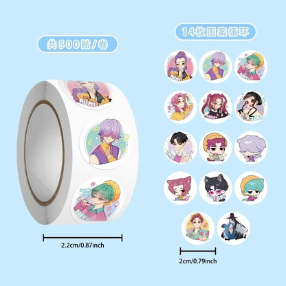 Anime Tiger Waterproof Stickers