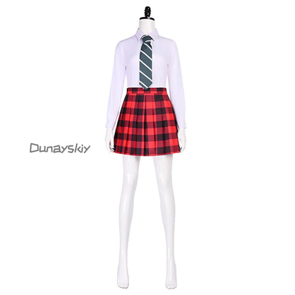 Anime Soul Maka Albarn Cosplay JK School Eater Costume Girl Skirt