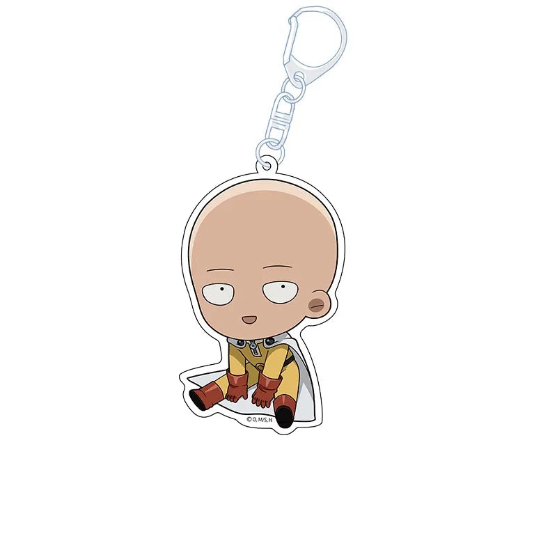 One Punch Man King Acrylic Keychain