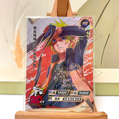 Kayou Naruto PR Full Set No 1-38 Uchiha Sasuke Uzumaki Naruto Sakura Haruno Kakashi Rare Anime Collectible Trading Cards Toy Gif