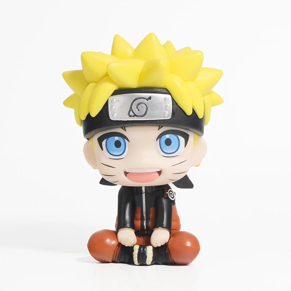 12Pcs Naruto Shippuden Anime Q Version Sitting Figure Uchiha Itachi / Uchiha Sasuke / Kakashi PVC Figurine Collectible Toys Doll