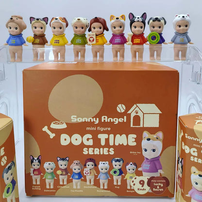 Mini Sonny Blind Box Cat Life And Dog Time Series Collection Anime Figure Ornament Doll Fans Kid Christmas Gifts