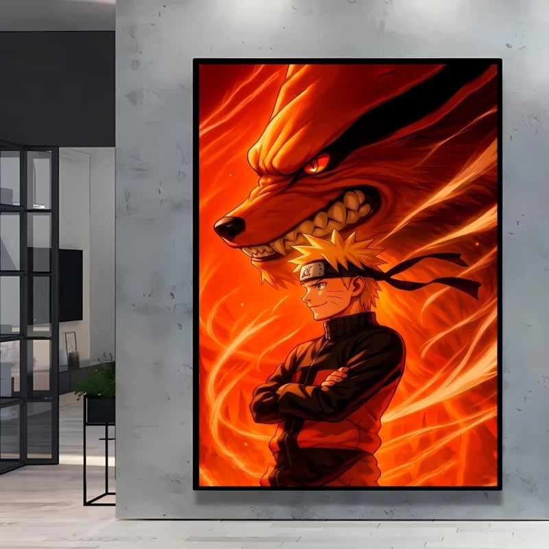 Print on Canvas Wall Art Naruto Uchiha Itachi Poster HD Cartoon Pictures Home Living Room Decoration Paintings Holiday Gifts