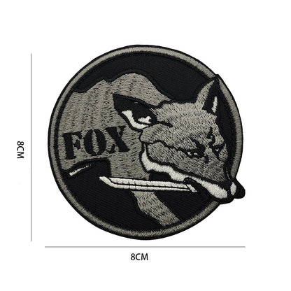 Metal Gear Solid MGS 5 Diamond Dogs Special Force Group Ghost Embroidered Patch Stripes sticker for clothing Patches