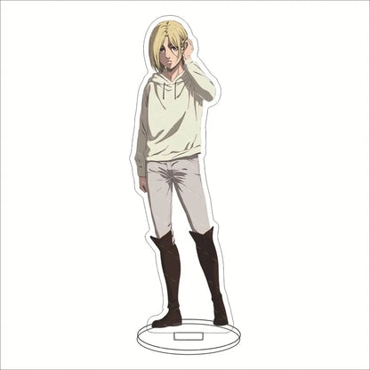 16CM Anime Acrylic Stand‌ Attack on Titan Eren Jaeger Mikasa Ackerman Armin Arlert Connie Springer Cos Figure Ornaments Gifts