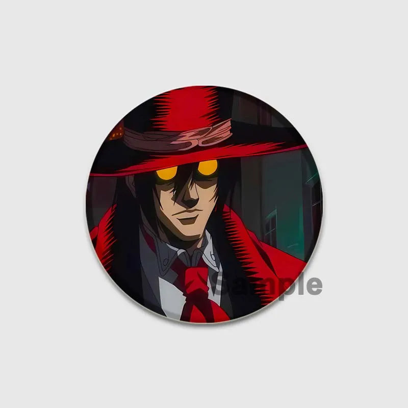 Hellsing Ultimate Tinplate Brooch