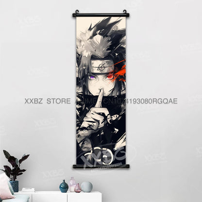 Naruto Hyuga Hinata Canvas Scroll