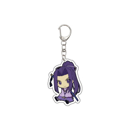 55MM Anime Fate/Grand Order Keychain Fujimaru Ritsuka Mash Kyrielight Astolfo Key Chain Acrylic Model Plate Christmas Gifts
