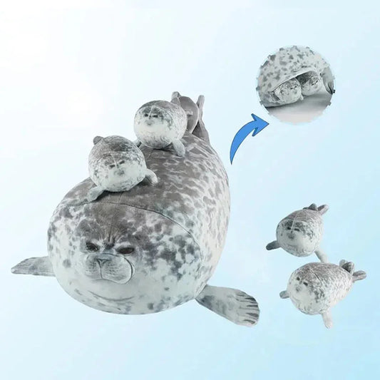 Seal Mother Son Plush
