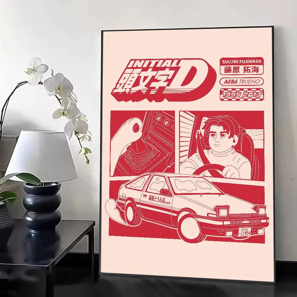 Initial D Poster Sticker