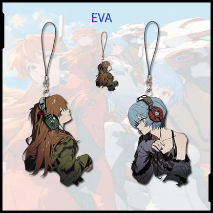 Evangelion Asuka Keychain