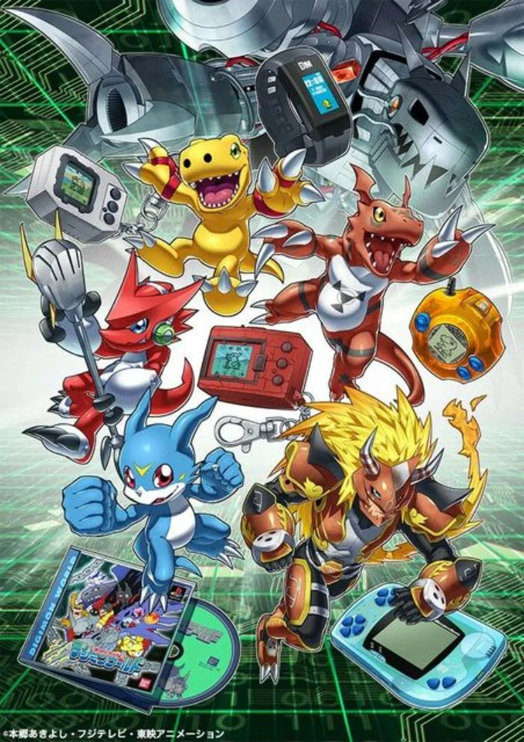 Digimon Archaean Beast Diamond Painting