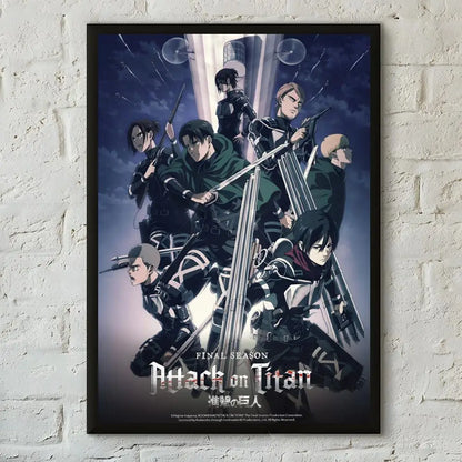 Anime Attack on Titan Poster  Poster Print Wall Art Pictures Canvas Painting Living Room Bedroom Home Decor