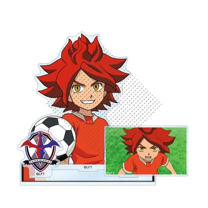 Game INAZUMA ELEVEN 11 Acrylic Stand Doll Anime Endo Mamoru Asuto Inamori Ryohei Haizaki Figure Model Plate Cosplay Toy Gift