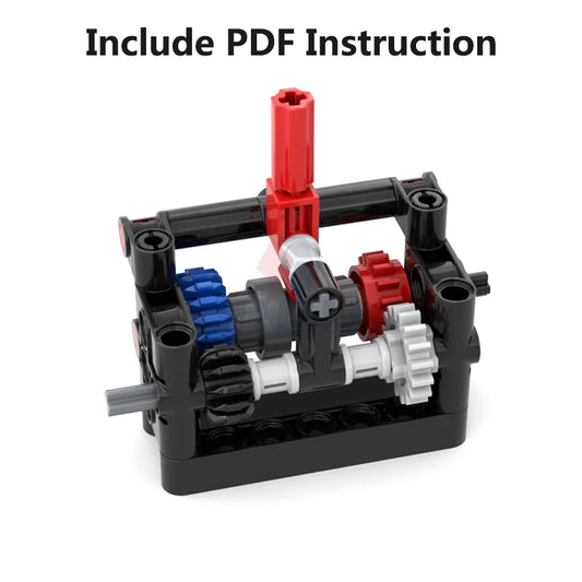 High-tech 2 Speed Compact Gearbox Model Building Blocks