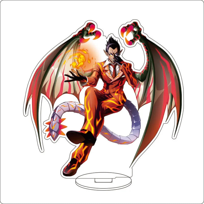 Anime Overlord Acrylic Stand Ornaments Ainz Ooal Gown Shalltear Bloodfallen albedo Cocytus Figure Stand Halloween Gifts