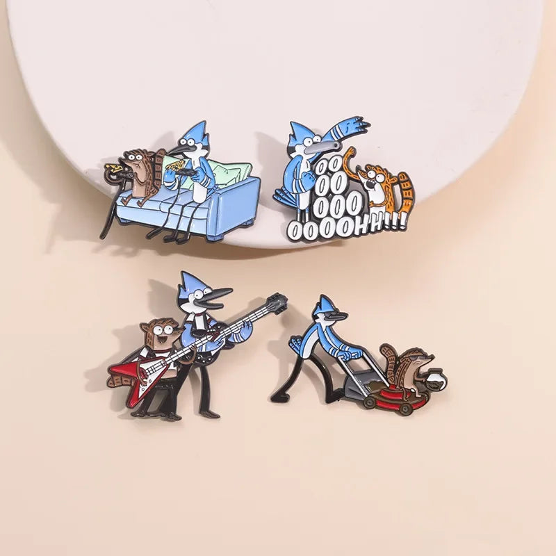 Anime Blue Hair Brooch