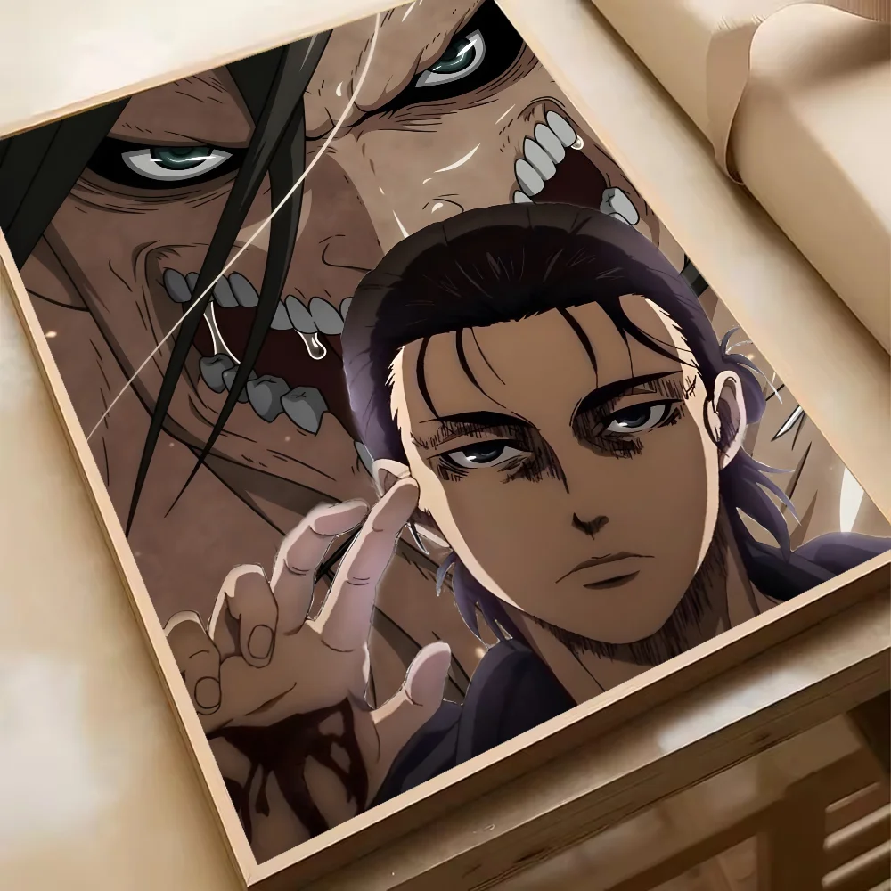 Attack On Titan Levil Ackerman Anime Poster HD Art Sticky Wall Waterproof Home Living Room Bedroom Bar Aesthetic Decoration