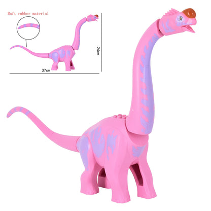2025 New Jurassic Dinosaur Titanosaurus Animals DIY Blocks Mini Models Building Blocks Bricks Kid Dino Toys For Children