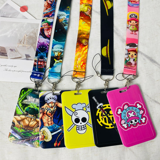 Anime Cartoon Credential Holder Lanyard