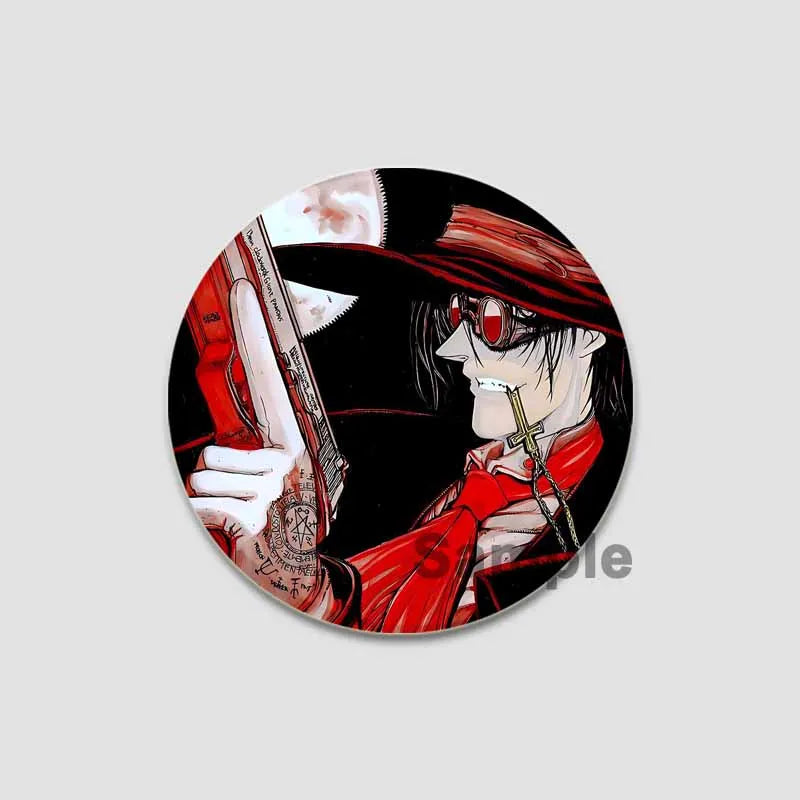 Hellsing Ultimate Alucard Pin Button