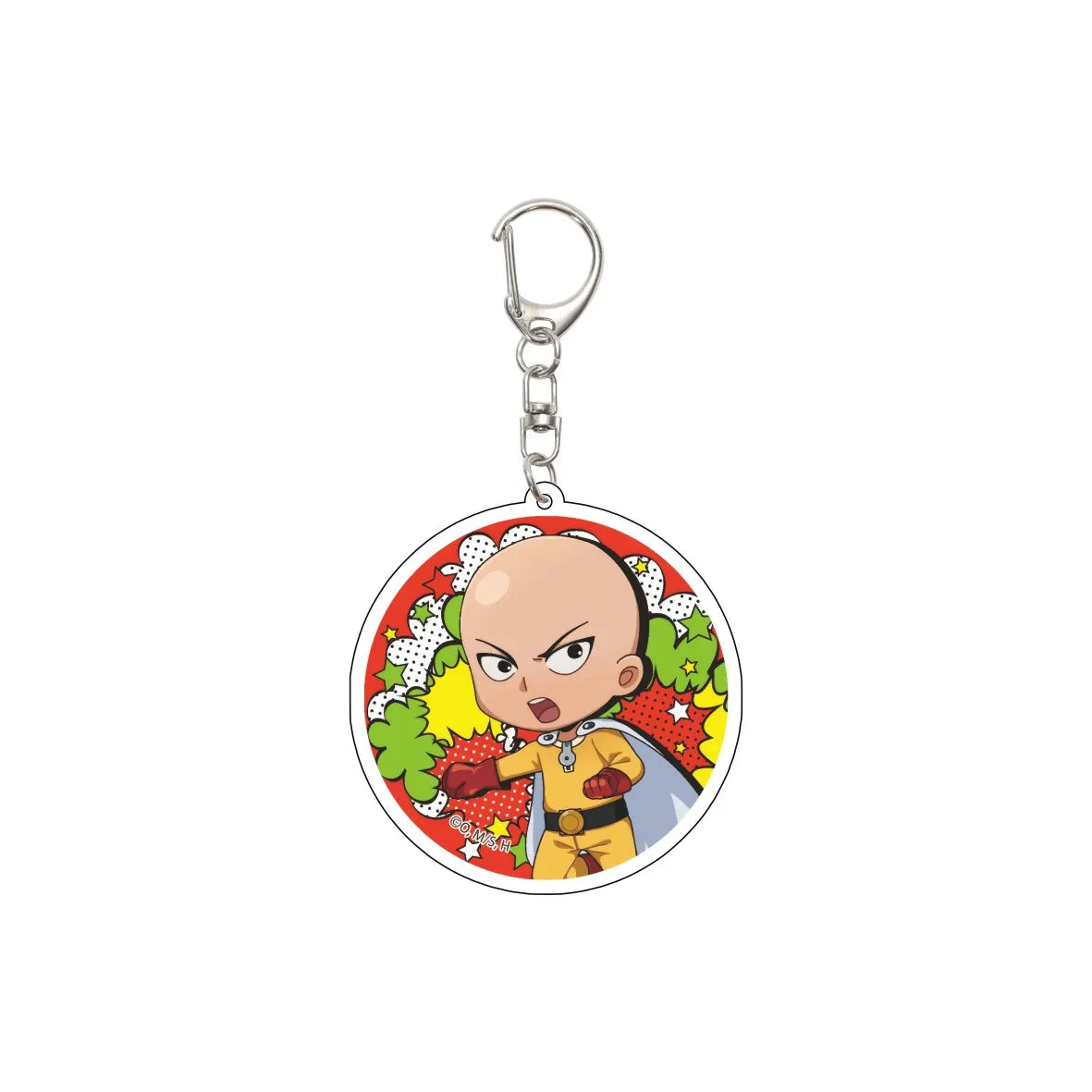 One Punch Man Saitama Keychain
