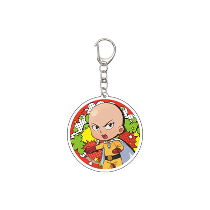 One Punch Man Saitama Keychain