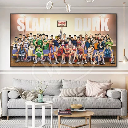Slam Dunk Cherry Blossom Wall Art