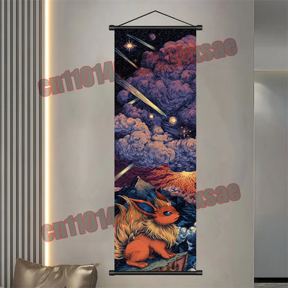 Pokemon Gengar Scroll Painting