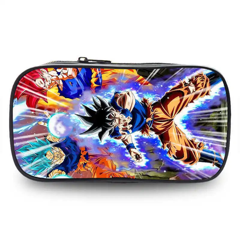 Dragon Ball pencil case cartoon anime merchandise durable Oxford cloth stationery box student study supplies printed storage bag