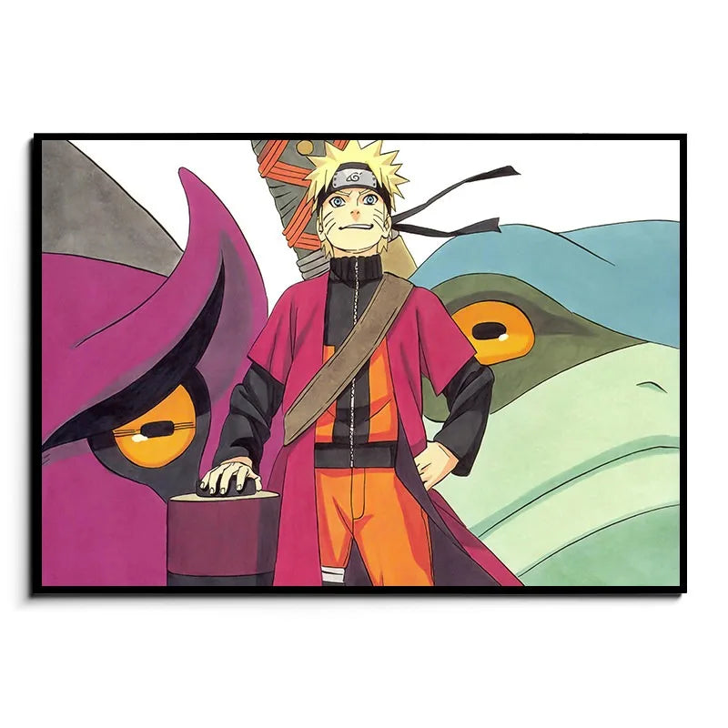 Naruto Uzumaki Frameless Canvas