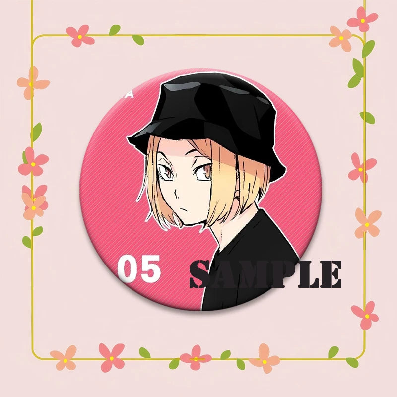 Haikyuu!! Anime Brooch Badge