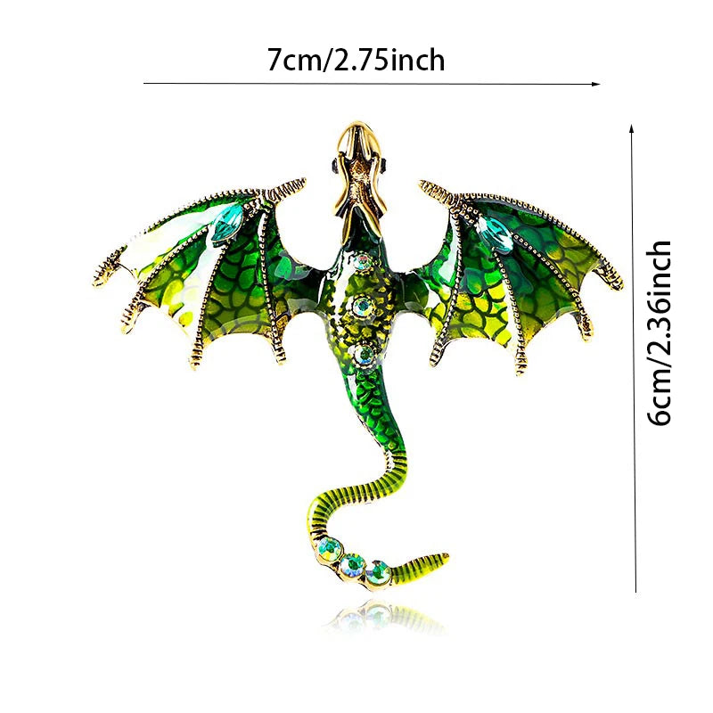 Dragon Colorful Brooch