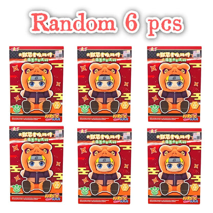 Hot EAKI Naruto Vinyl Plush Blind Box Shippuden Party V2 Series Stuffed Plush Figure Bag Pendant Ornament Doll Toy Birthday Gift