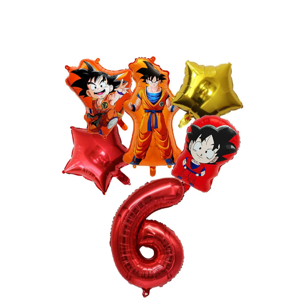 Dragon Ball Birthday Party Decorations Party Supplies Tablecloths Paper Cup Plates Napkin Gift Bags Banners Baby Birthday Shower