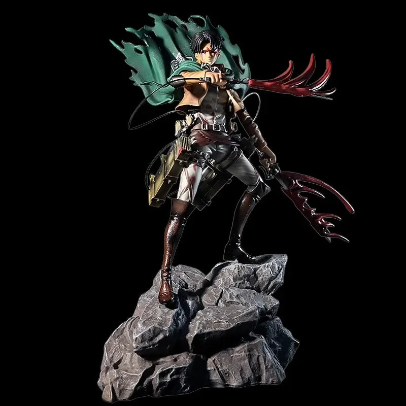 Attack on Titan Mystery Box Shingeki no Kyojin Anime Figures Set Eren Mikasa Levi Action Figure Collectible Desktop Decor Gift