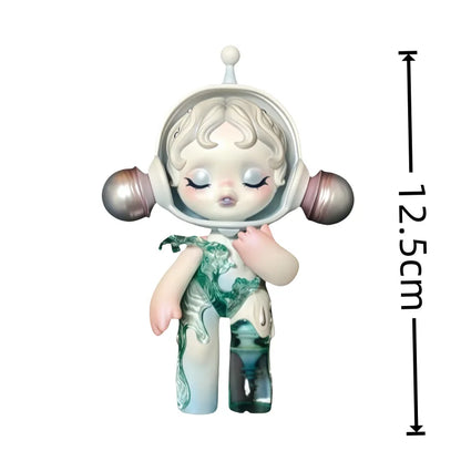 Pop Mart Skullpanda Bjd Nana Figures Baby Series Flower Blooming Figure  Pink Green SP Art Toy Limited Dolls Surprise Toy Gift