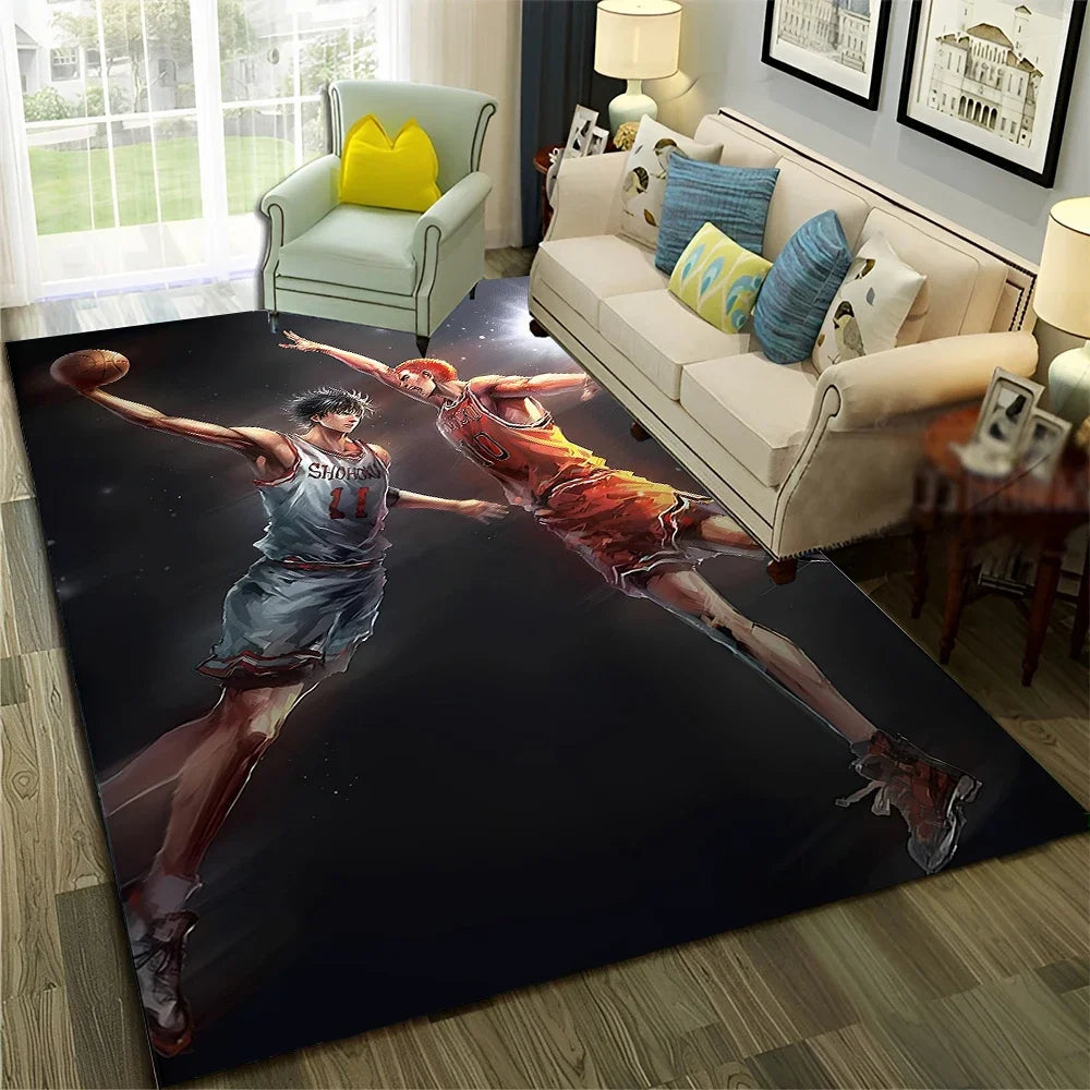 Slam Dunk Basketball Rug