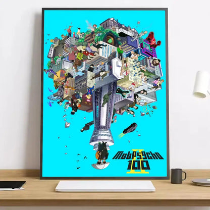 Mob Psycho 100 Reigen Canvas Poster