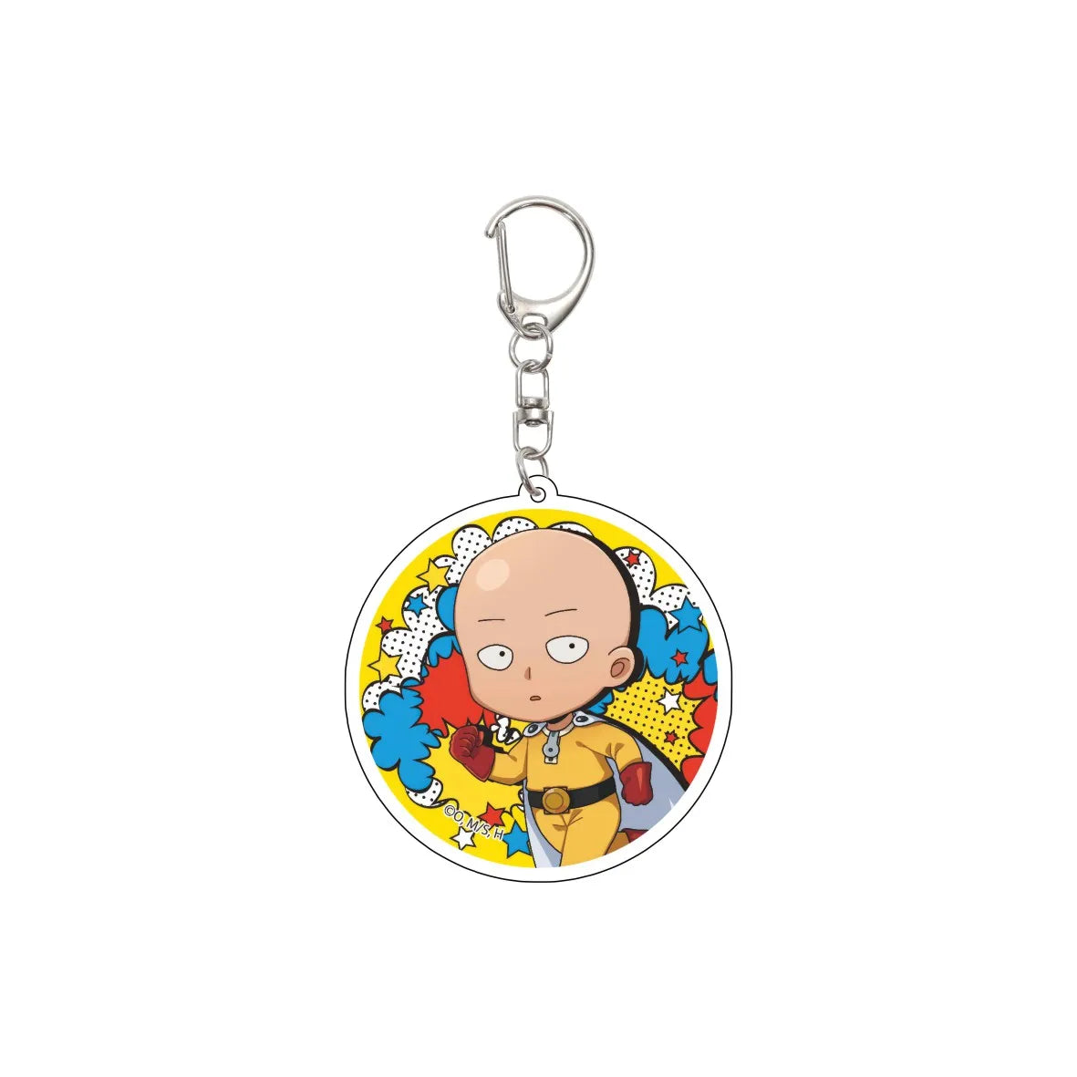 One Punch Man Saitama Keychain
