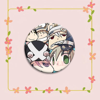 Anime Soul Eater Pins Round Creative Cartoon Badges