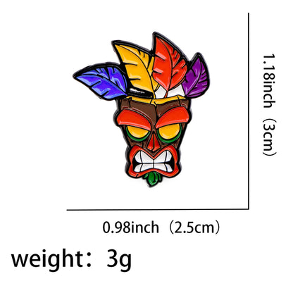 Wolf Brooch Enamel Pin